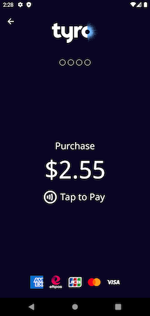 Android UI Embedded Payments