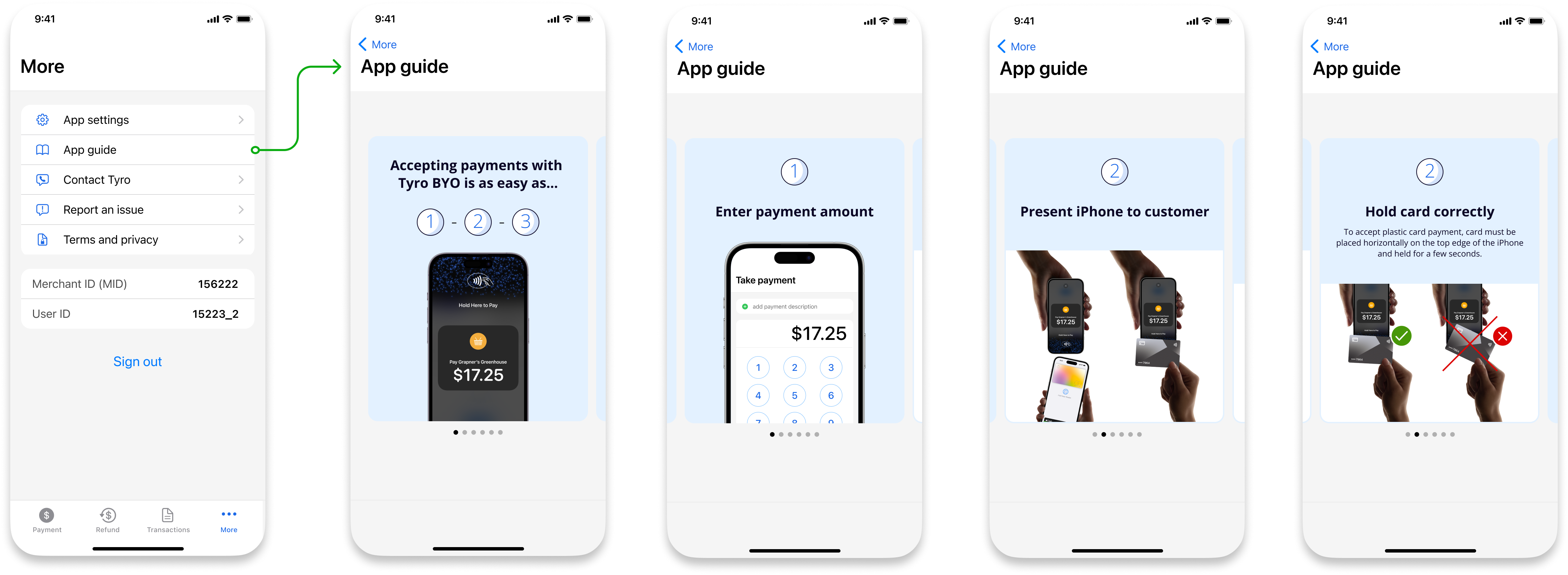 In-App education