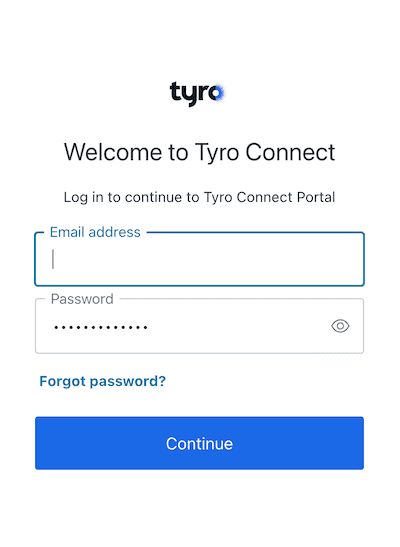 Tyro Connect Portal