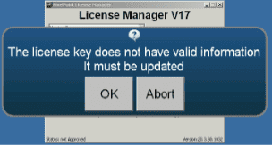 License Key Update