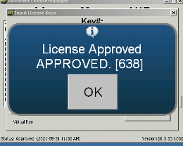 License Approved