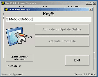 Enter License Key